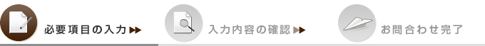 必要項目の入力
